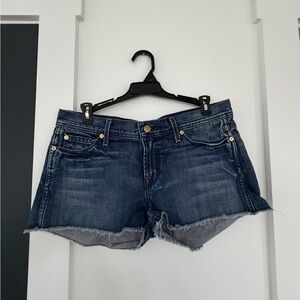 7 For All Mankind Denim Cutoff Shorts - Size 29